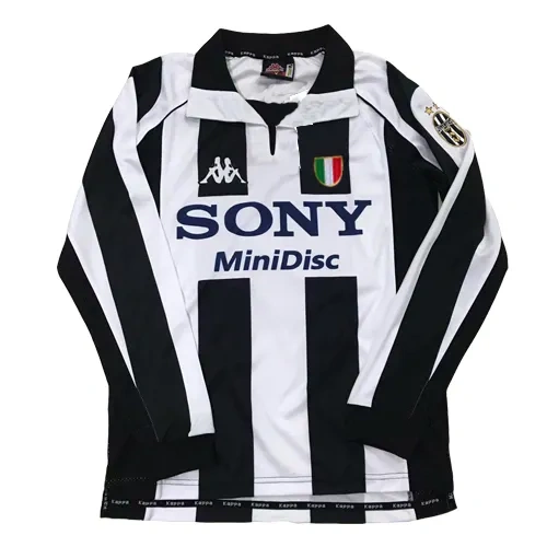 1997-98 Juventus Retro Jersey Home Long Sleeve Replica