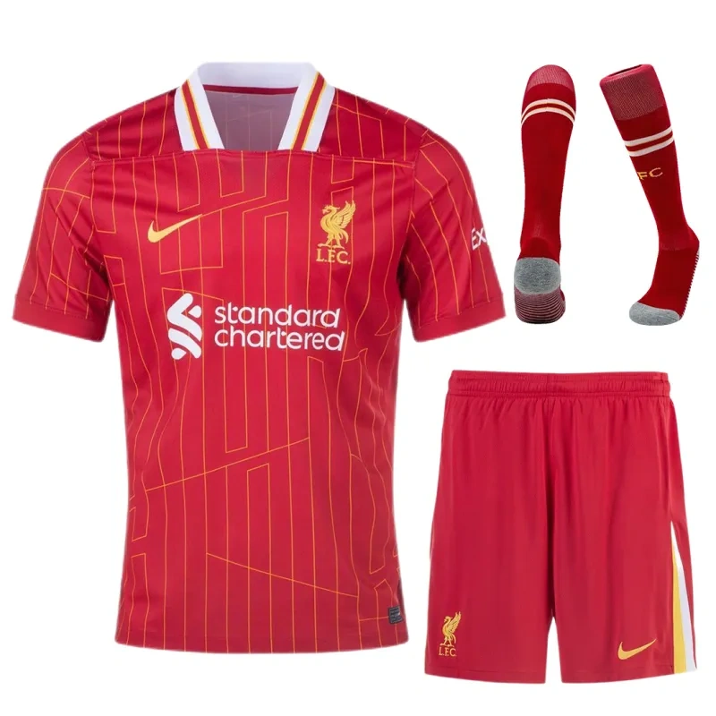 Liverpool 2024/25 Home Full Kit(Jersey+Shorts+Socks)