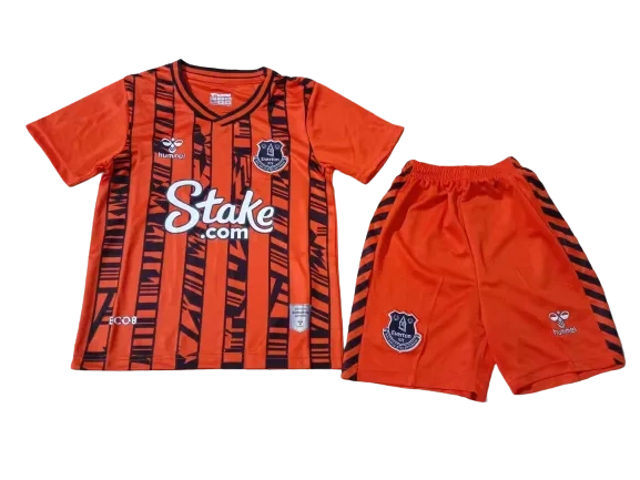 Kids Everton 2023/24 Away Kit Jersey+Shorts
