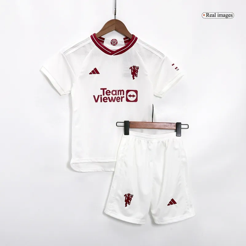 Kids Manchester United 2023/24 Third Away Jersey Kit
