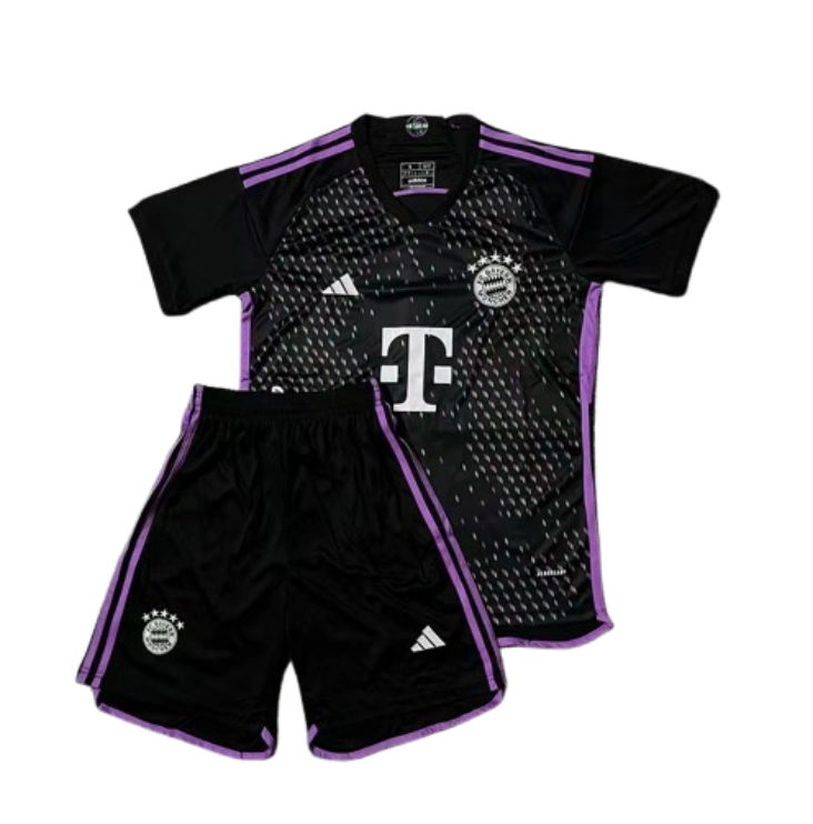 23-24 Kids Bayern Munich Away Kit Jersey+Shorts