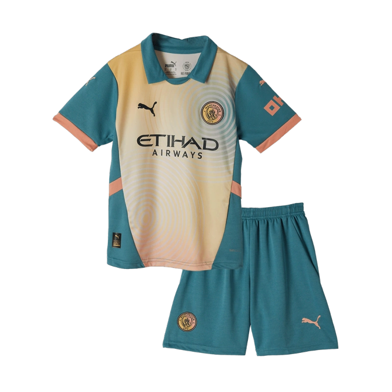 24-25 Manchester City Fourth Special Kids Kit Jersey+Shorts