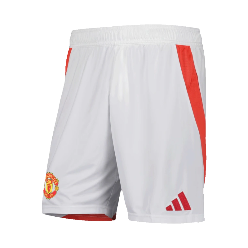 24-25 Manchester United Home Soccer Shorts