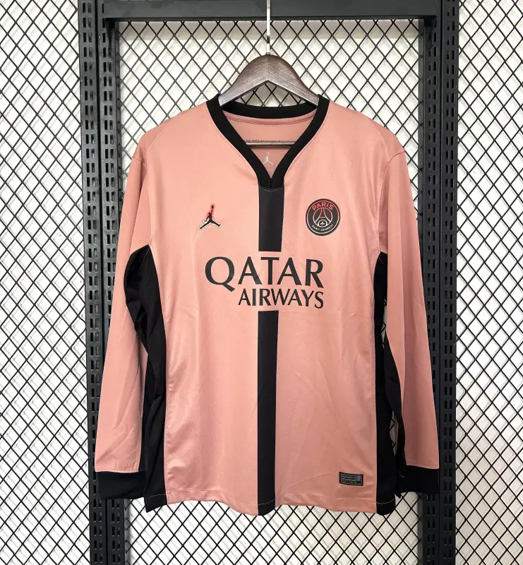 PSG Saint-Germain Third Away Long Sleeve Soccer Jersey 24-25