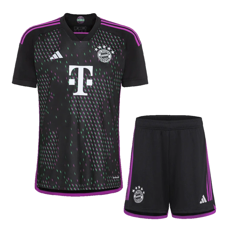 23-24 Bayern Munich Away Whole Kit (Jersey+Shorts+Socks)