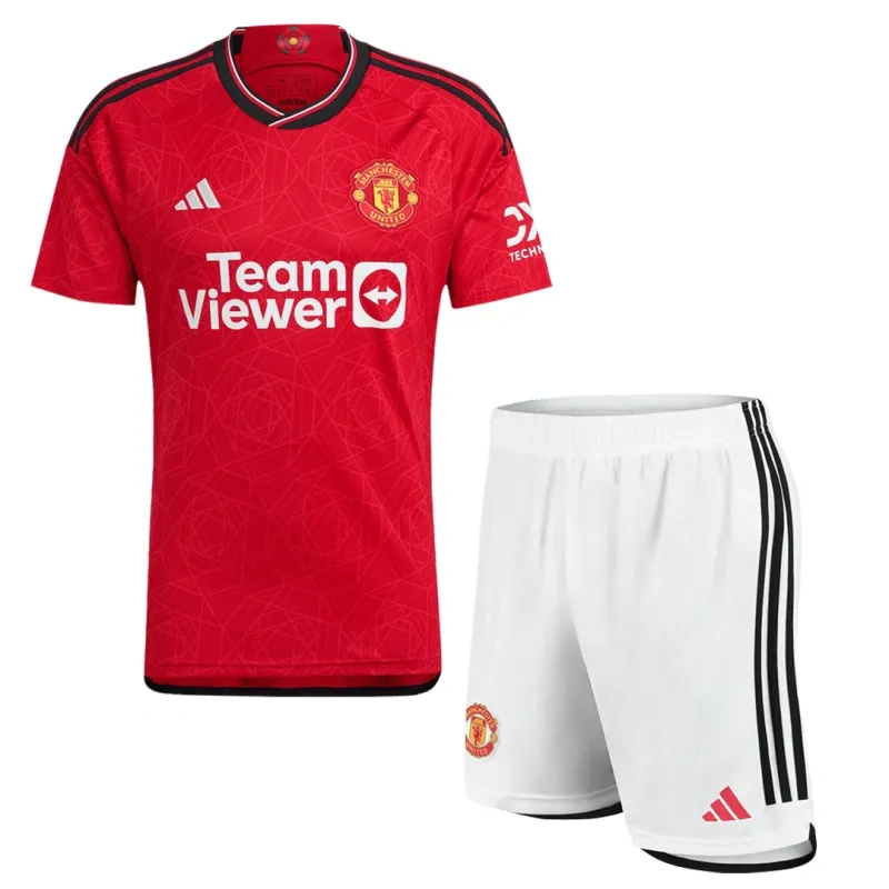 Manchester United 2023/24 Home Kit Jersey+Short