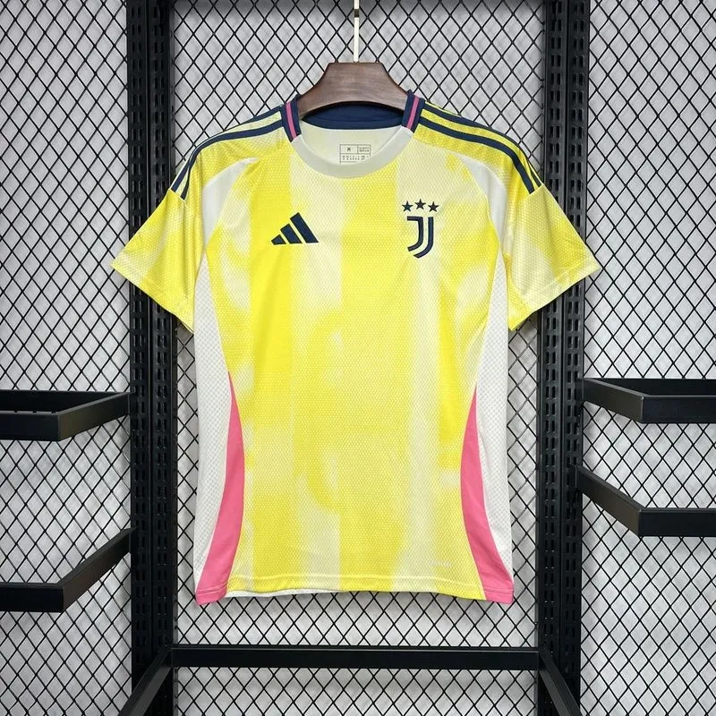 Juventus Away Replica Jersey Save The Children Sponsor 2024-25