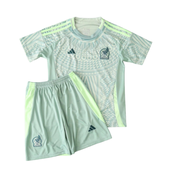 Kids Mexico Adidas Copa América Away Soccer Kits 2024