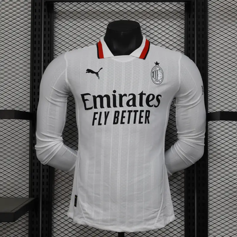 Puma AC Milan 24-25 Away Soccer Jersey Long Sleeve Player Version