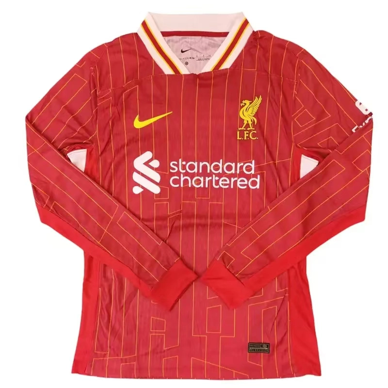 Liverpool Home Long Sleeve Jersey 2024-25