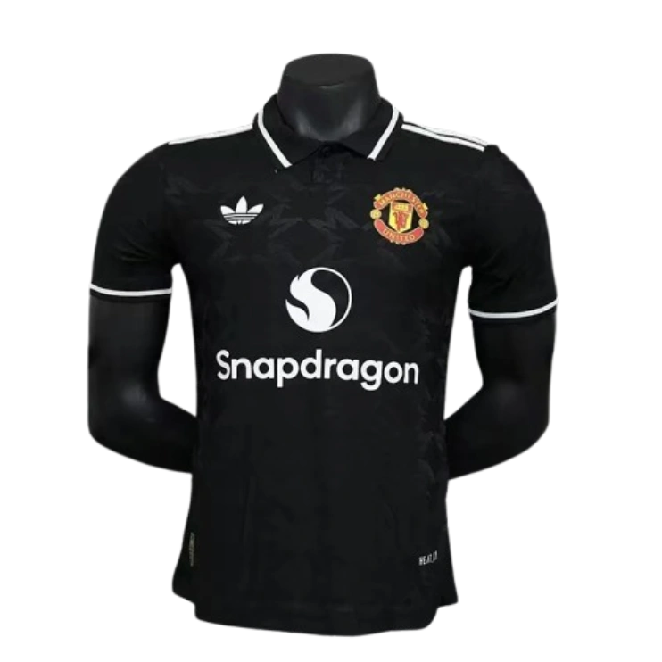 Manchester United 24-25 Player Version Black POLO Shirt