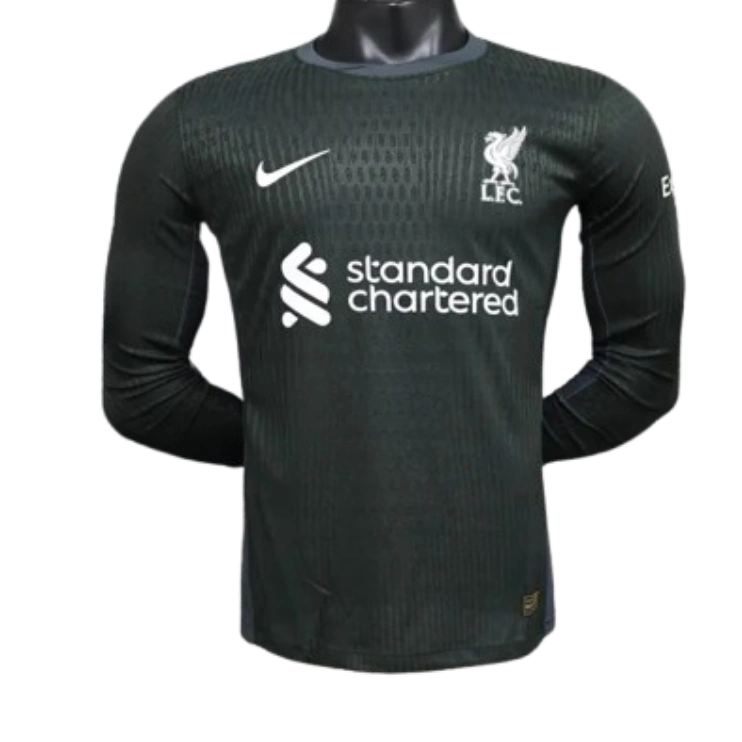 24-25 Liverpool Away Player Version Long Sleeve Jersey