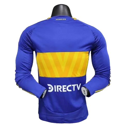 2024-25 Boca Juniors Home Long Sleeve Jersey Player Version