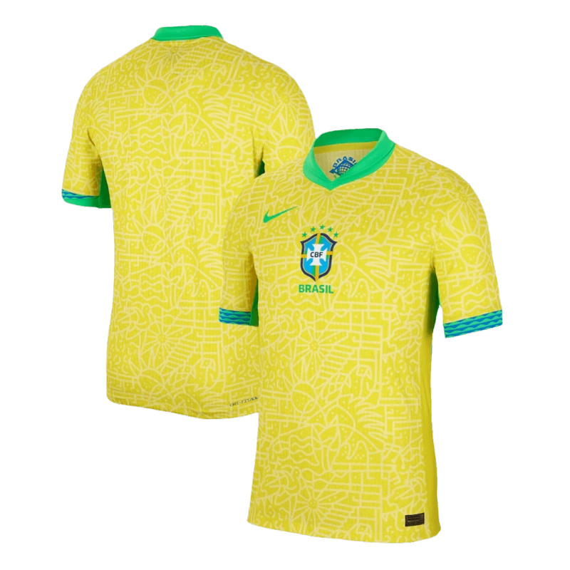 Authentic Nike Soccer Jersey Brazil Home Shirt 2024