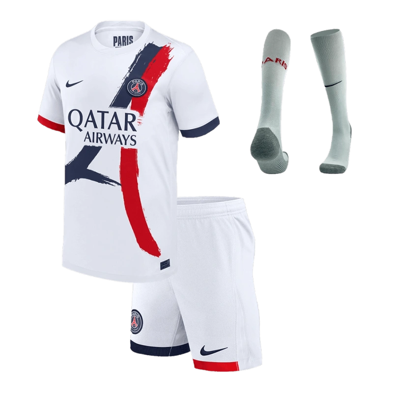 Kids Nike PSG Custom Away Full Soccer Kits 2024-25