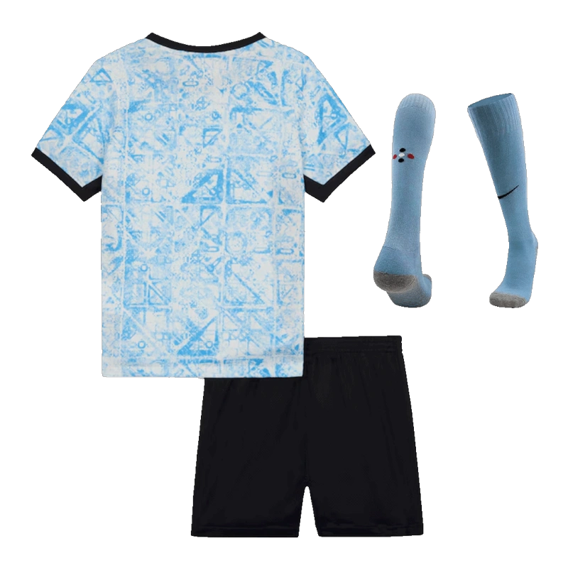 Kids Portugal Nike Custom Away Full Soccer Kits 2024