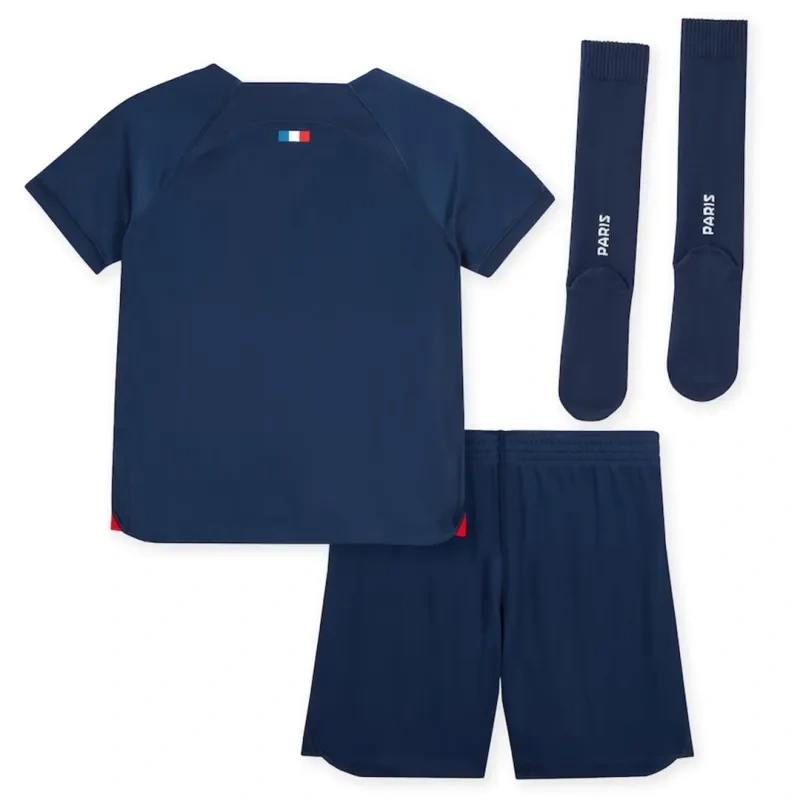23-24 Kids PSG Home Whole Kit Jersey+Shorts+Socks