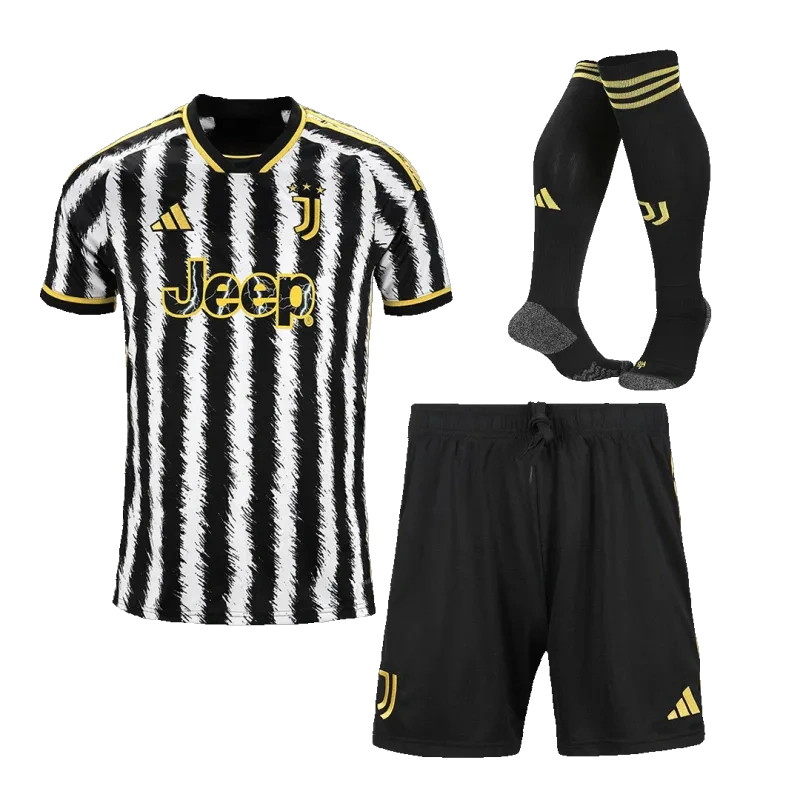 2023-24 Juventus Home Whole Kit(Jersey+Shorts+Socks)
