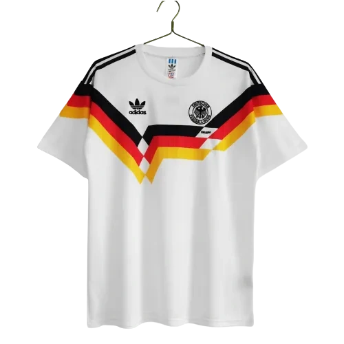 West Germany 1990 Retro Jersey Home World Cup