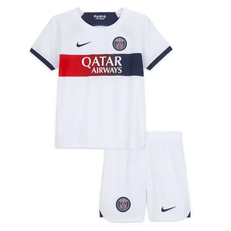 23-24 Kids PSG Away Jersey Kit