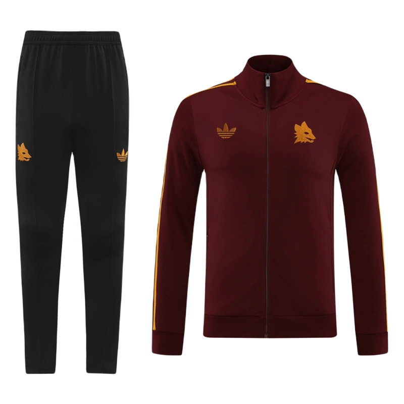 Roma long sleeve football jersey training sportswear 24-25