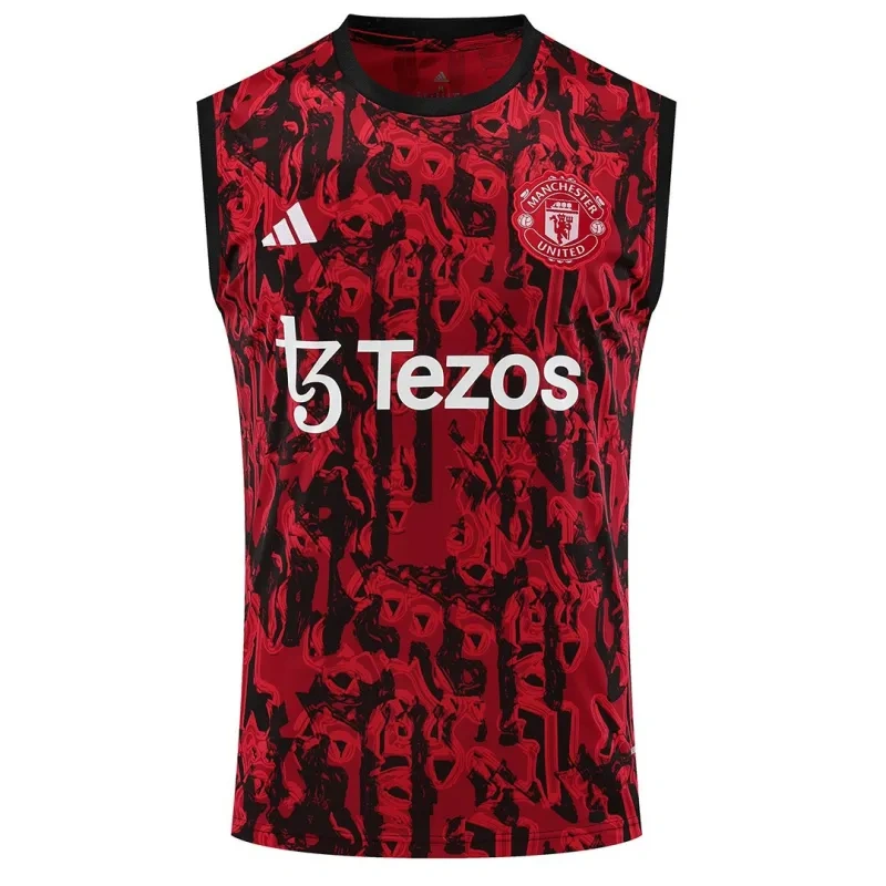 Manchester United Pre-Match Vest 2023/24 Jersey Red