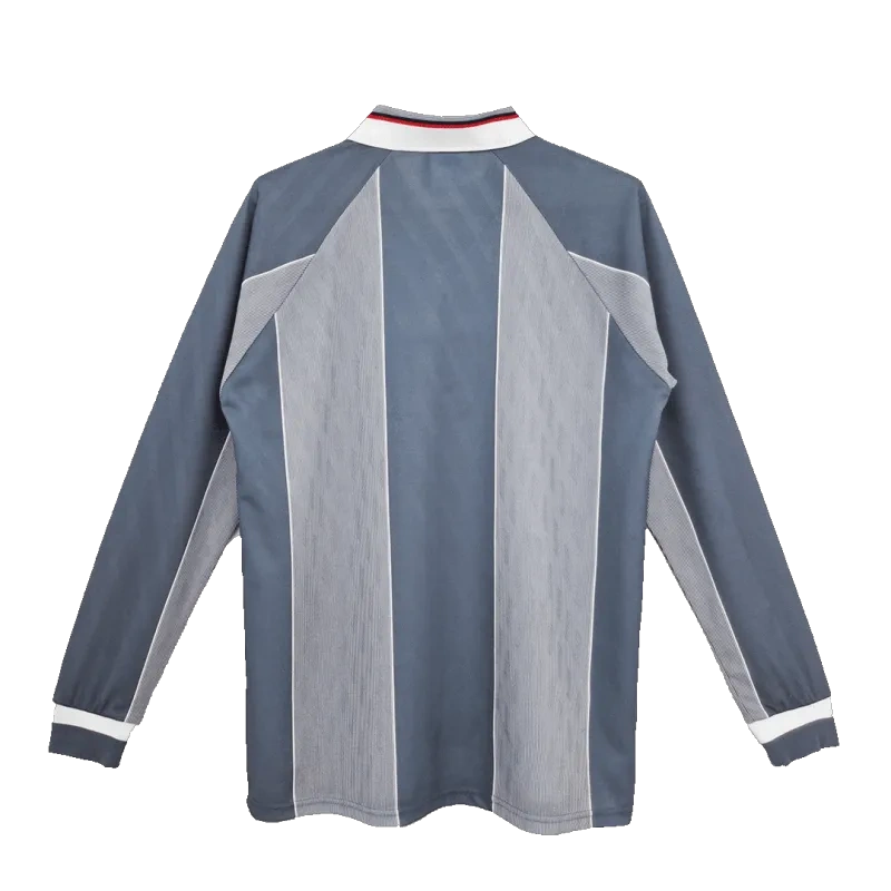 England Euro Cup 1996 Retro Away Long Sleeve Jersey