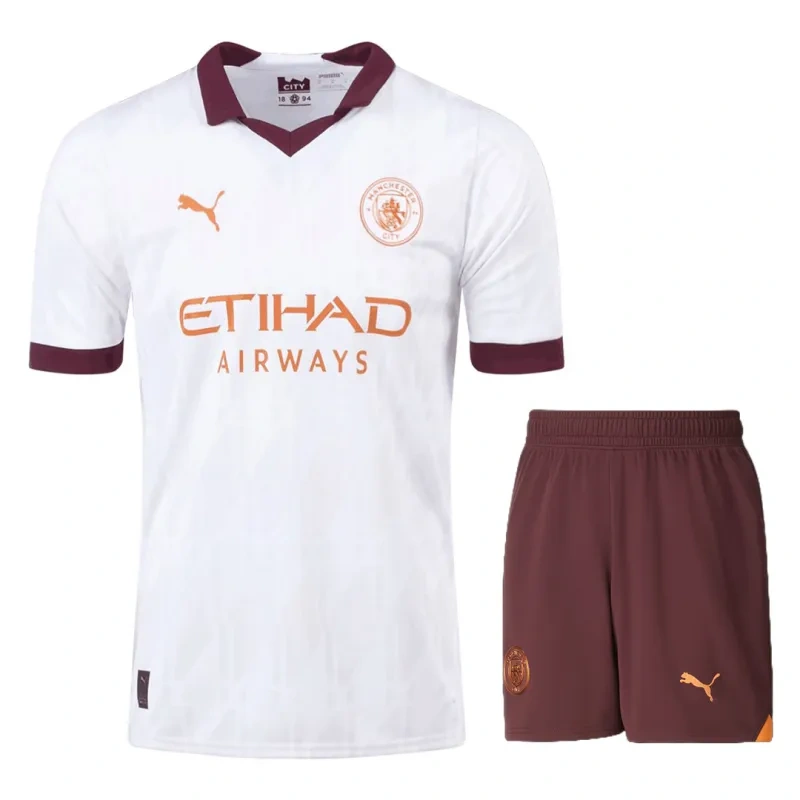 Manchester City 2023/24 Away Kit Jersey+Shorts