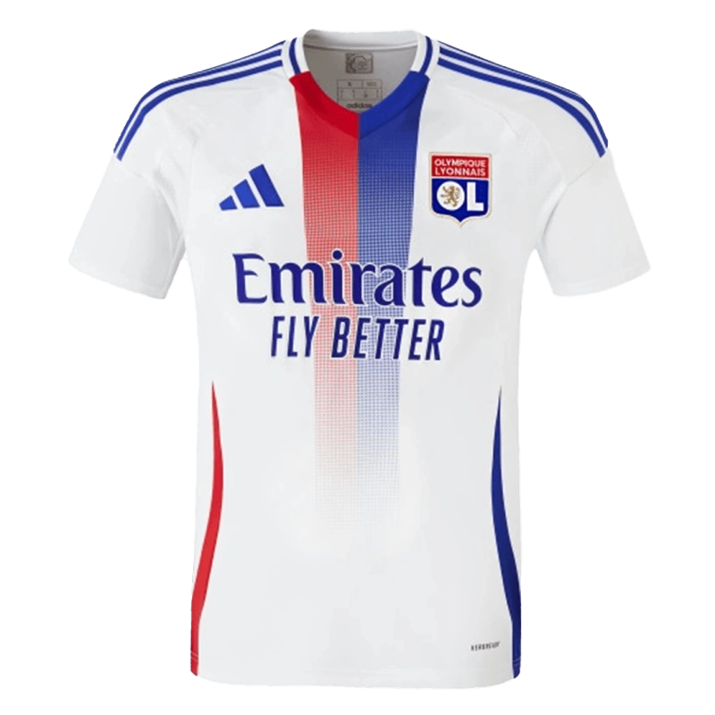 Olympique Lyonnais Soccer Jersey Home Custom Shirt 2024-25