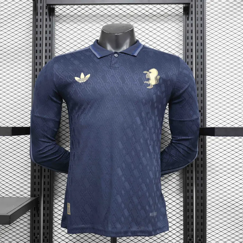 24-25 Juventus Third Away Soccer Jersey Player Version Long Sleeve