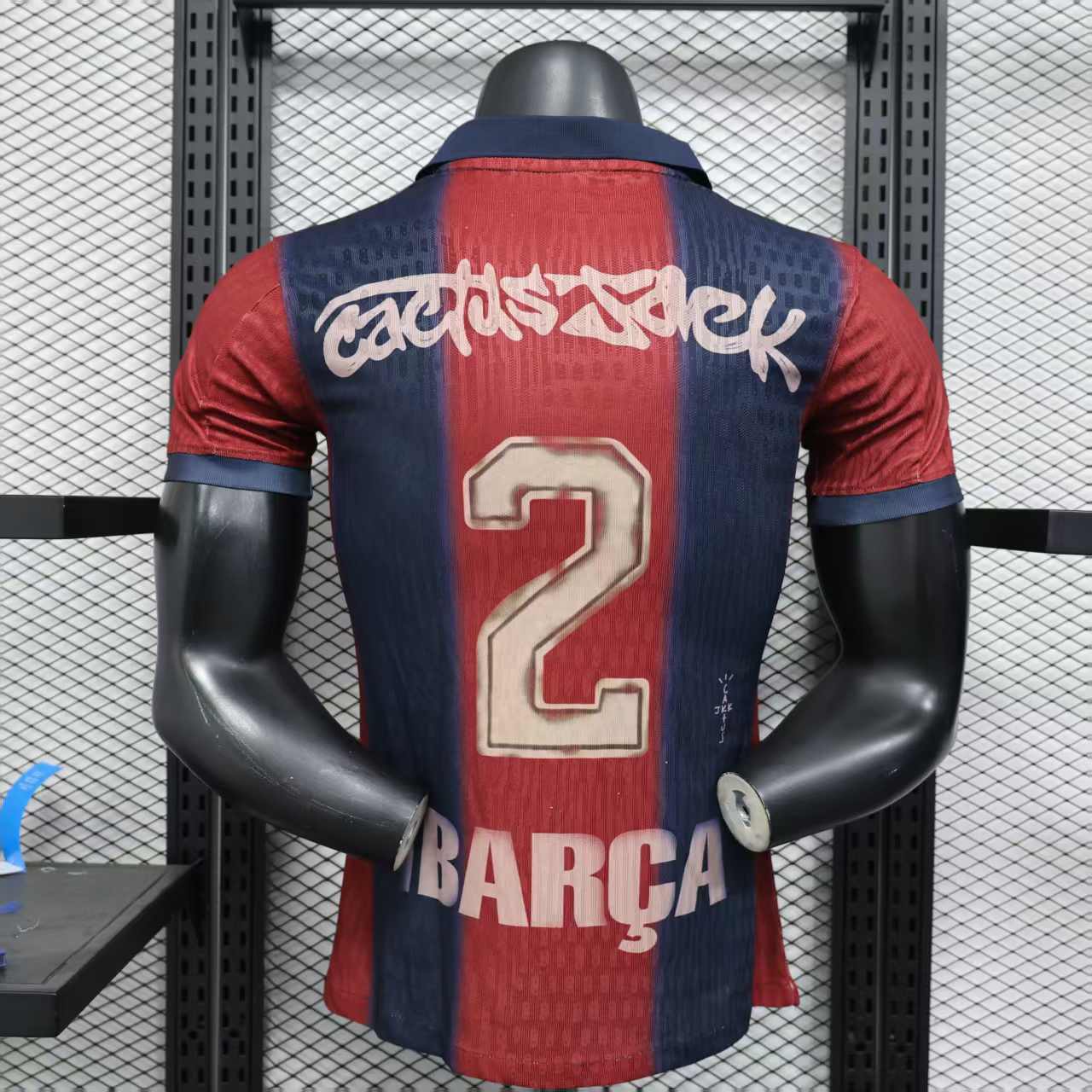 2025/2026 Player Version Barcelona xCactusJack Skeleton Remake Football shirt