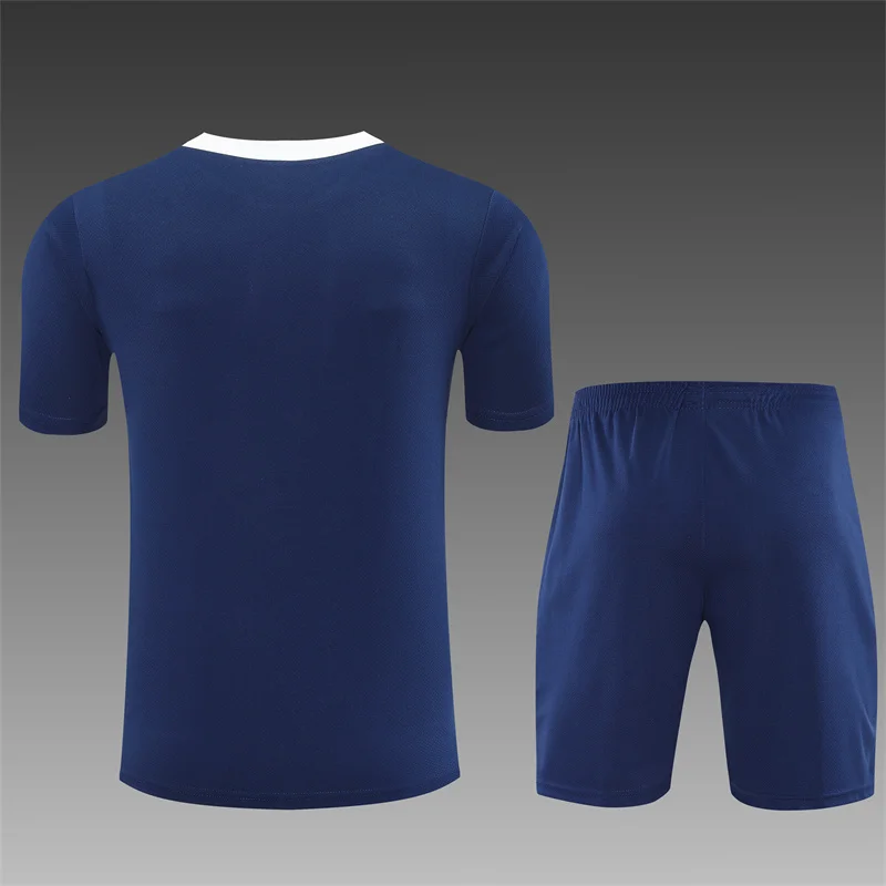 2025/2026 Paris Saint-Germain Training Wear Blue Set Shirt Kids Size 1:1 Thai Quality