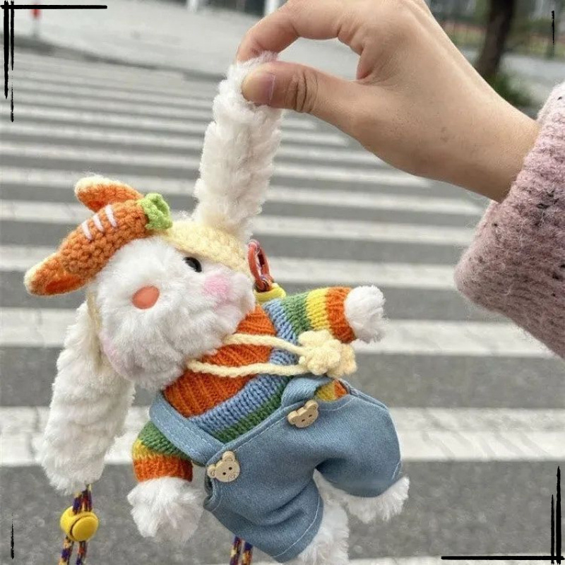 Soft Buuny Dress Rainbow Sweater