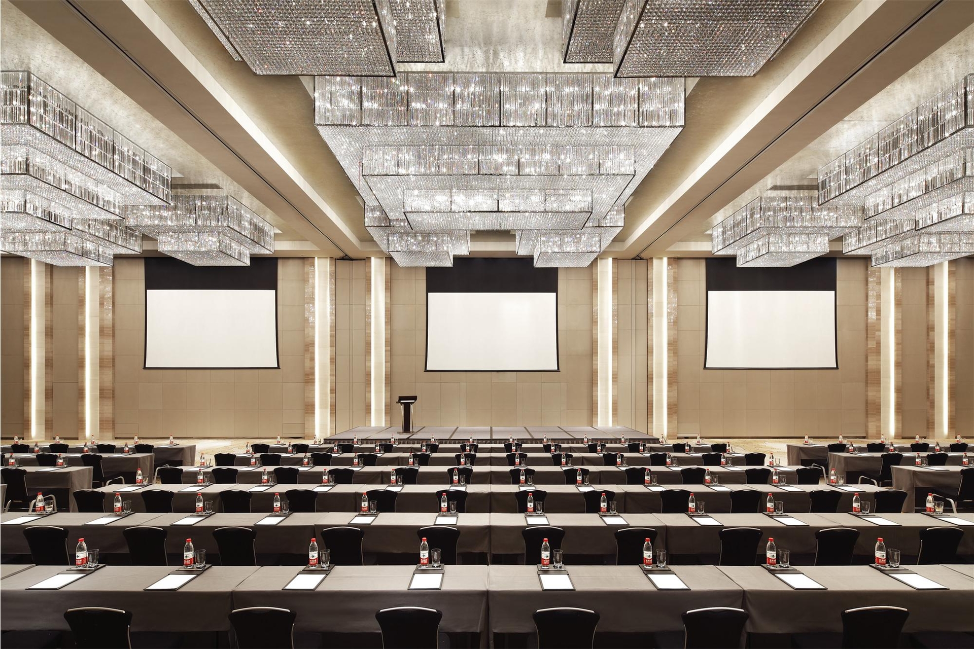 Customized lighting fixtures for banquet halls