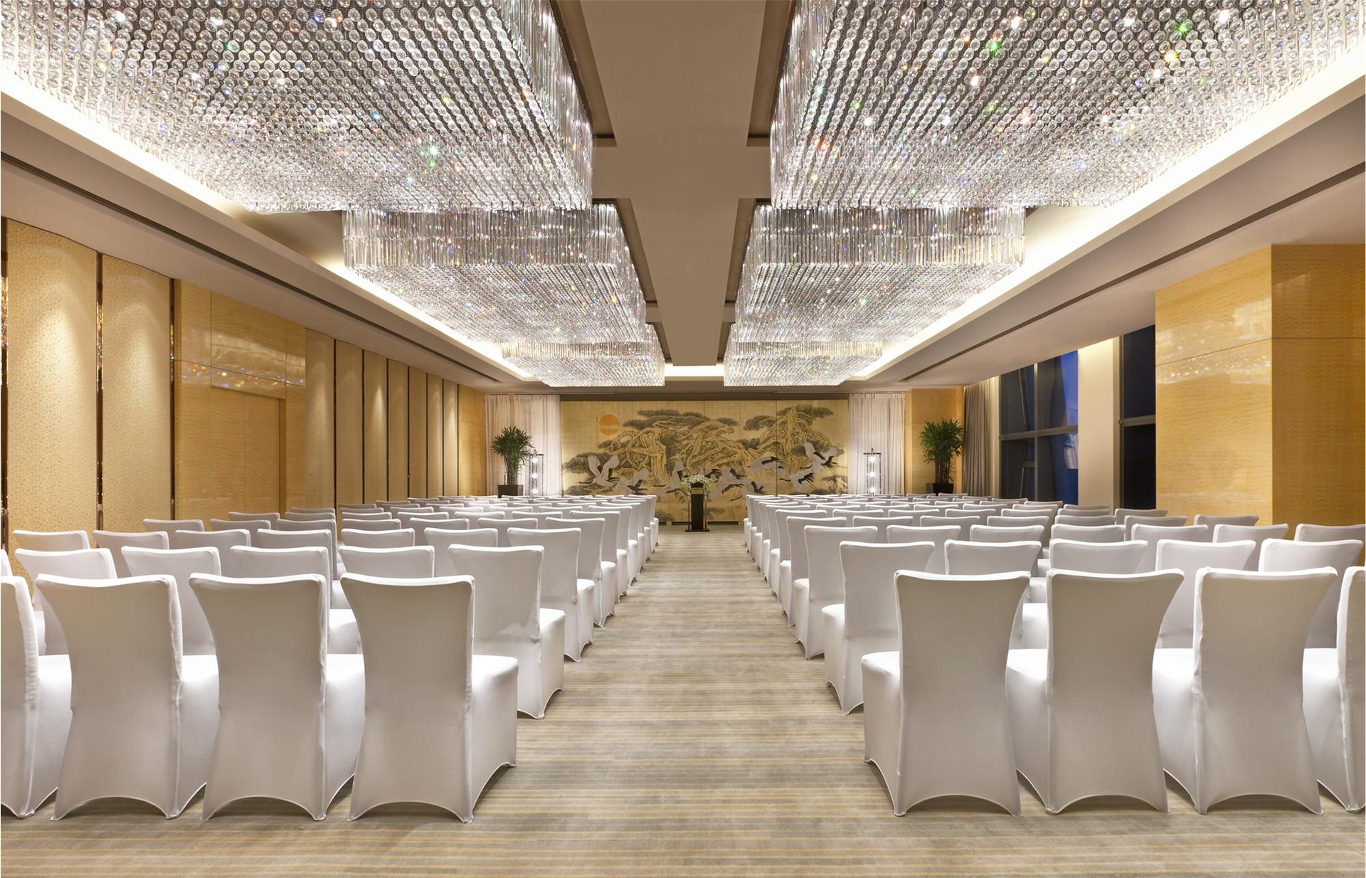 Customized lighting fixtures for banquet halls