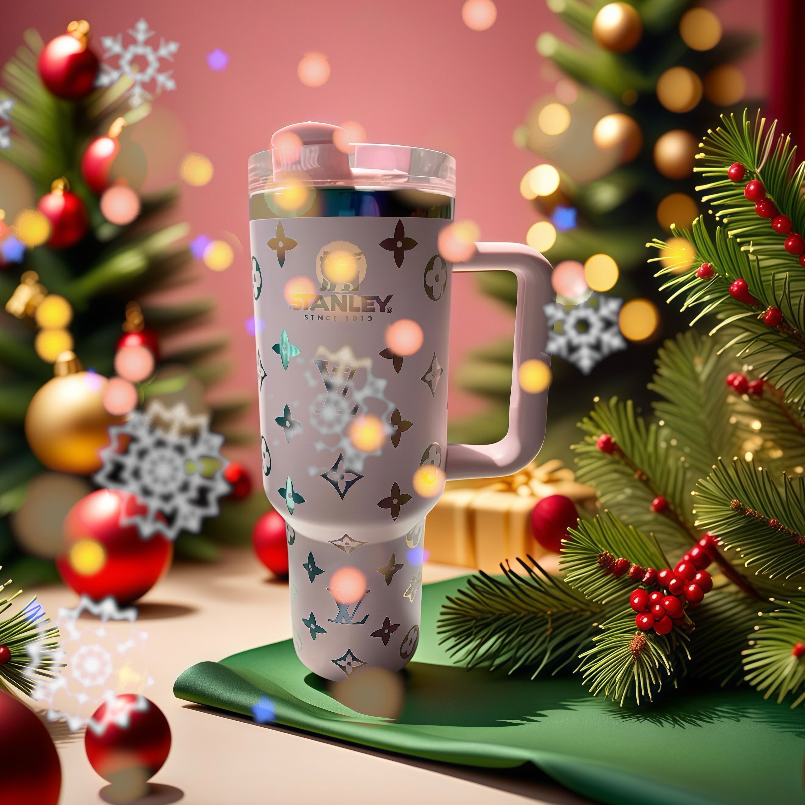 Designer Holographic In-Car Insulated Cup 40 OZ