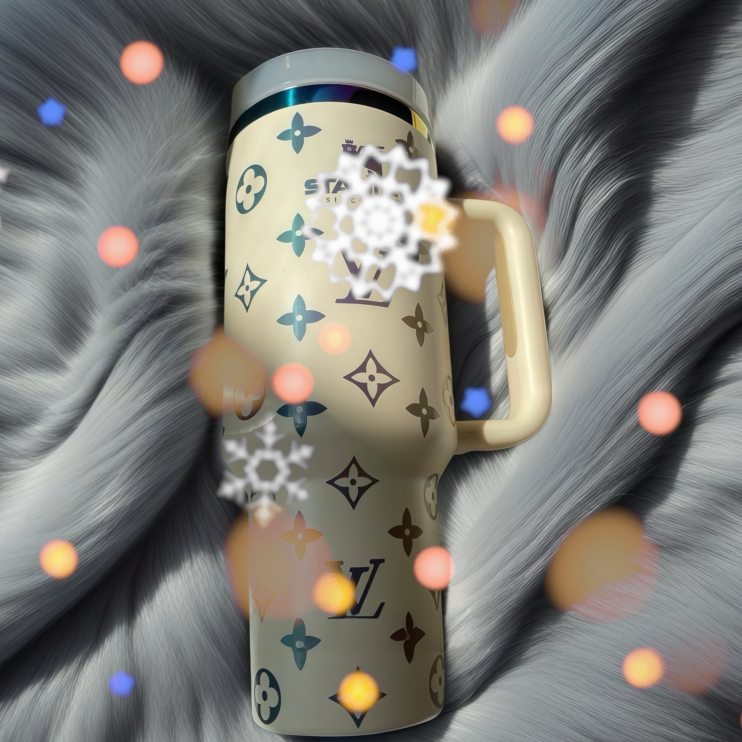 Designer Holographic In-Car Insulated Cup 40 OZ