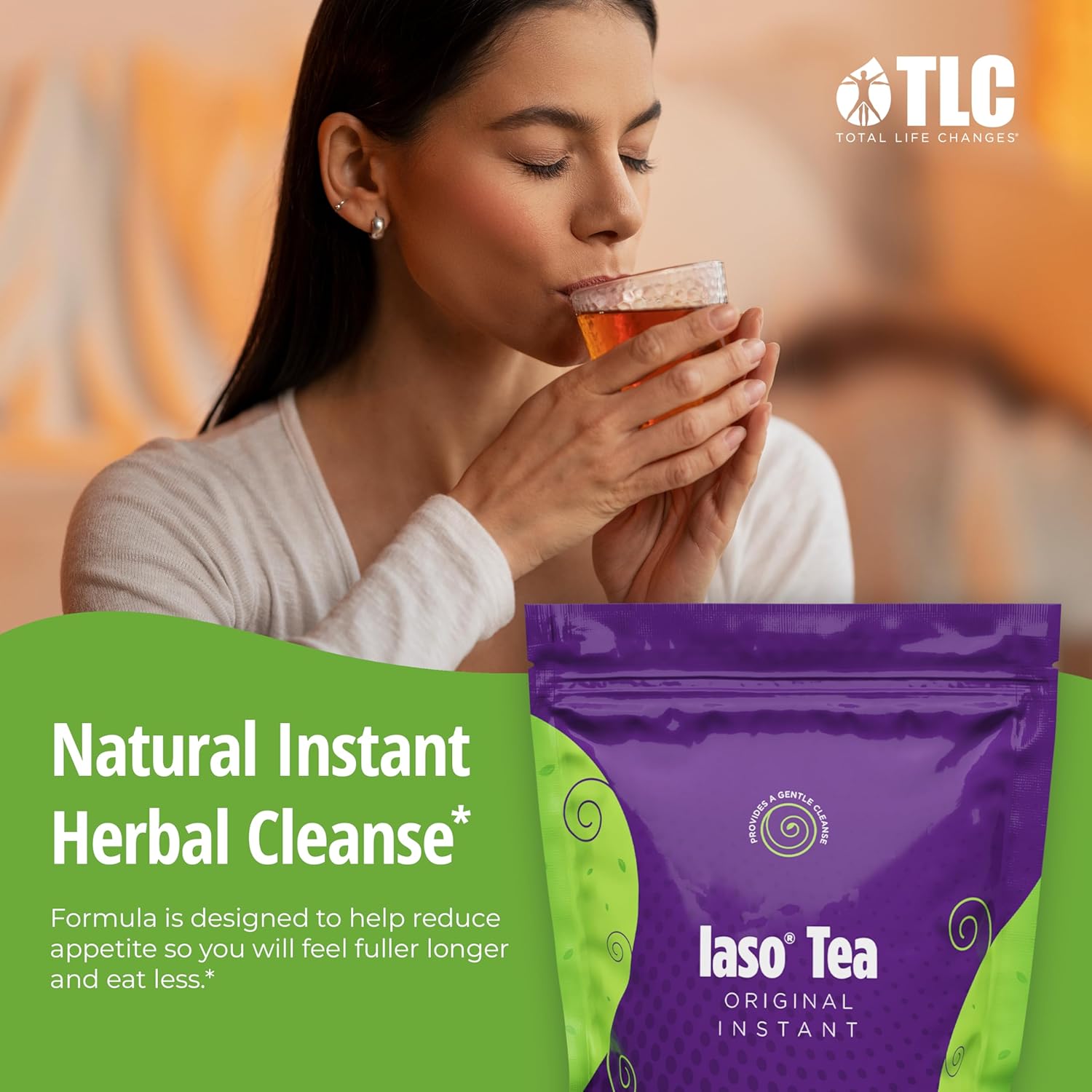 Iaso Instant Tea Dietary Supplement Detox - Convenient Cleansing Tea for a Balanced Lifestyle, Gentle and Refreshing