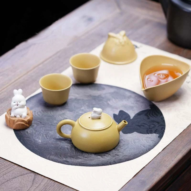 Yixing tea set gift box all handmade purple clay teapot teapot set tea set - Tea-X