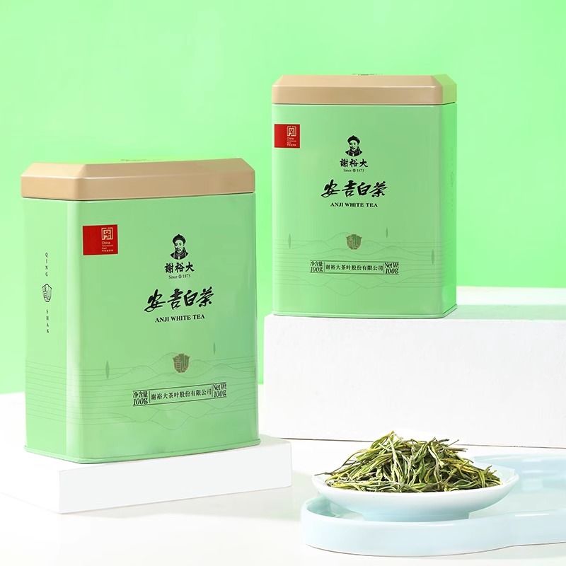 Xie Yu Da Anji White Tea first grade green tea 100g tin alpine spring tea to drink - Tea-X