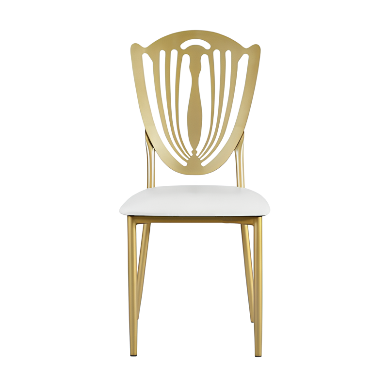 Chavari Chair Gold Metal Wedding Chair Cushion Wholesale Event Chairs