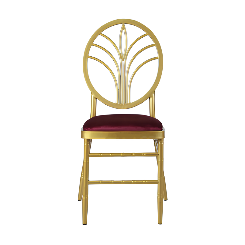 Gold Metal Wedding Stackable Custom Wholesale Phoenix Chiavari Chair