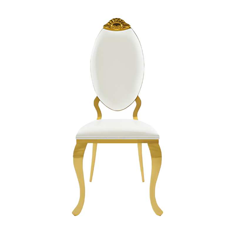 Stainless Steel Chair High Tack Back Luxury Wedding Dining Chair