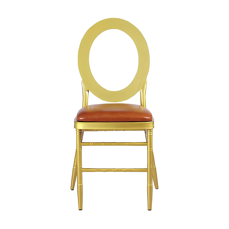 Wholesale Iron Chiavari Chair Cushion Customizable Aluminum Chiavari Chair JQ-IWC007