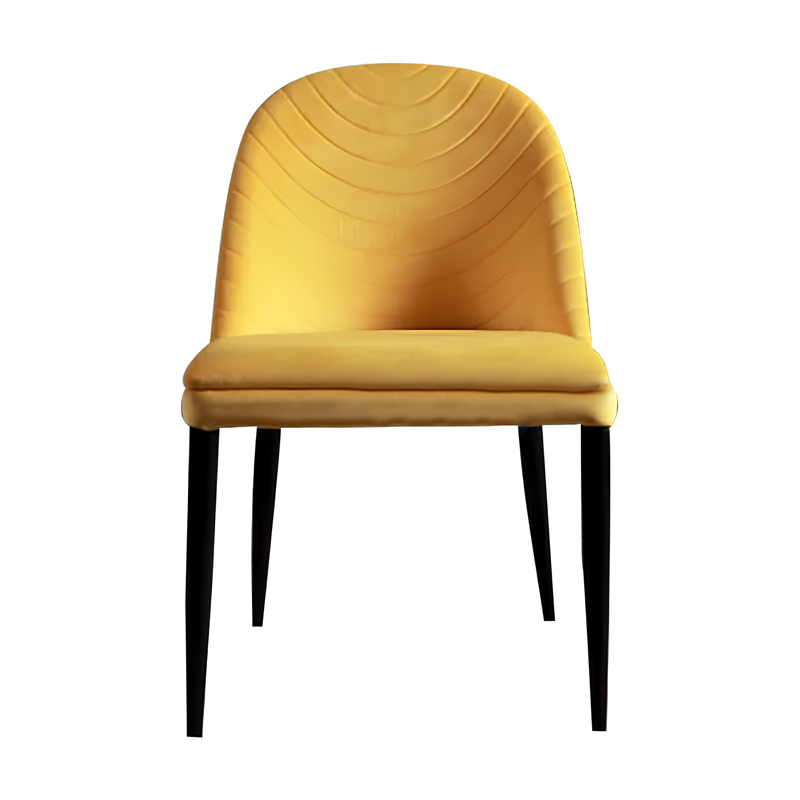 Velvet Cushion Customized Luxury Dining Chair Wholesale JQ-A006