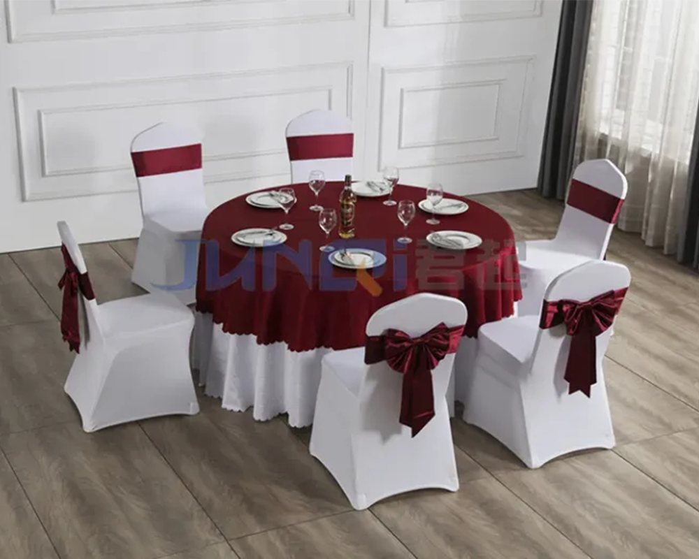 Table Cloth Customized for Wedding Hotel Banquet Hall Decoration Chair Cover