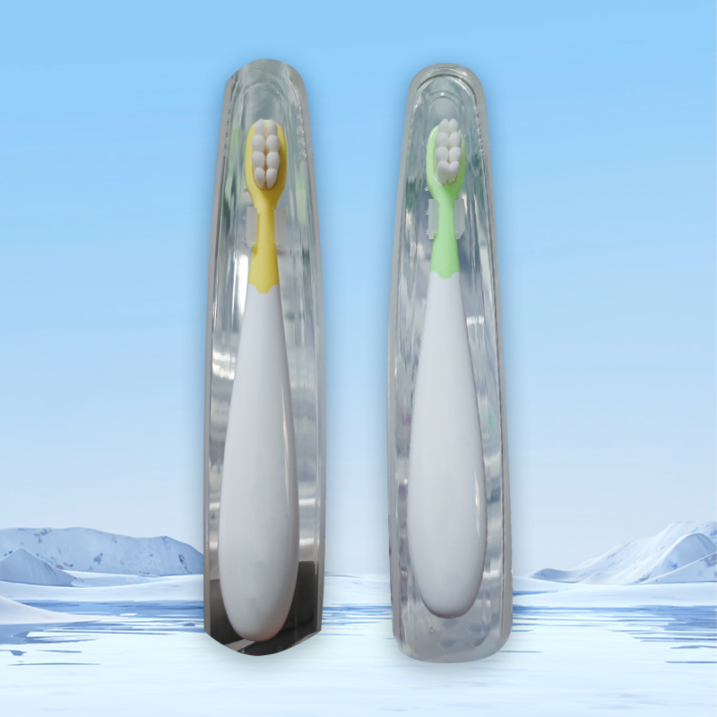 Baby's Exclusive Gentle Care Toothbrush, with High-Density Fine Bristles, Cleans Gently Without Harming the Gums