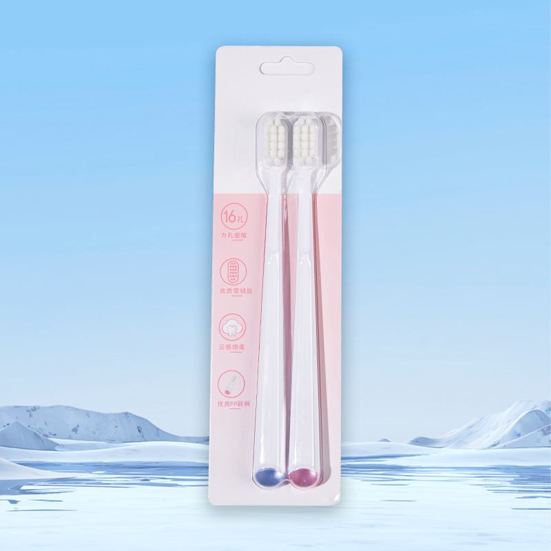 High-efficiency tooth-protecting toothbrush for adults and children, featuring 0.12mm premium microfiber bristles for deep interdental cleaning
