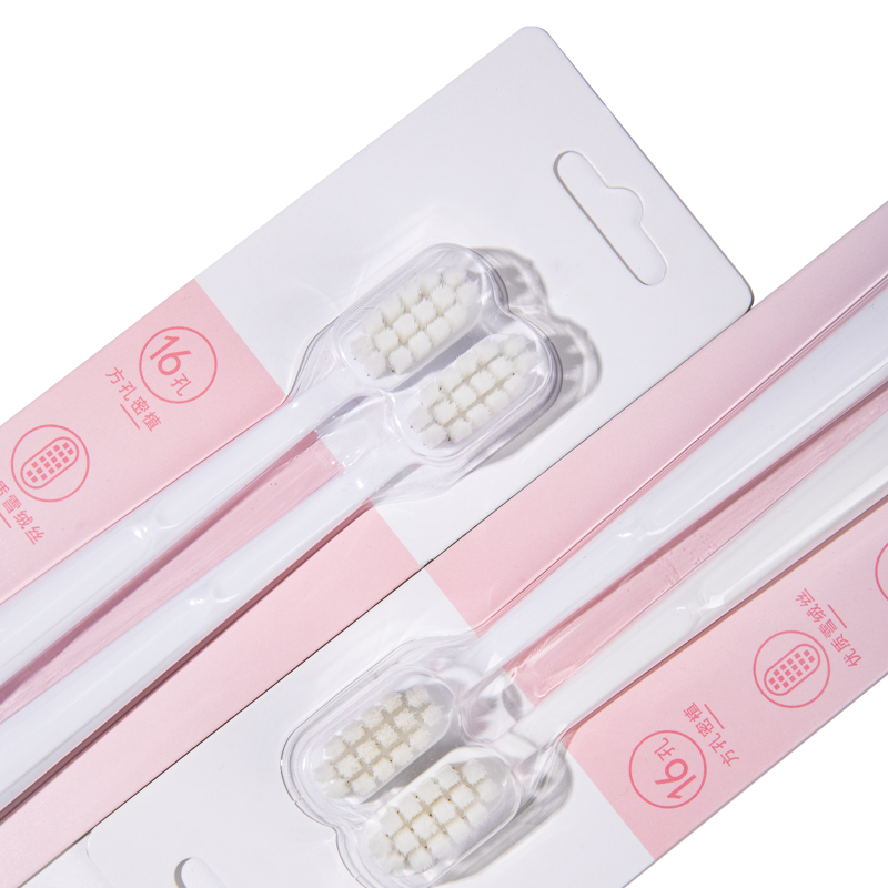 High-efficiency tooth-protecting toothbrush for adults and children, featuring 0.12mm premium microfiber bristles for deep interdental cleaning