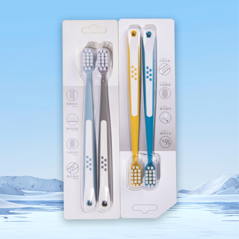 High-Density Bristled Toothbrush for Dental Care, with Feather-Touch Gum Protection, Ensuring Thorough Cleaning with No Dead Corners